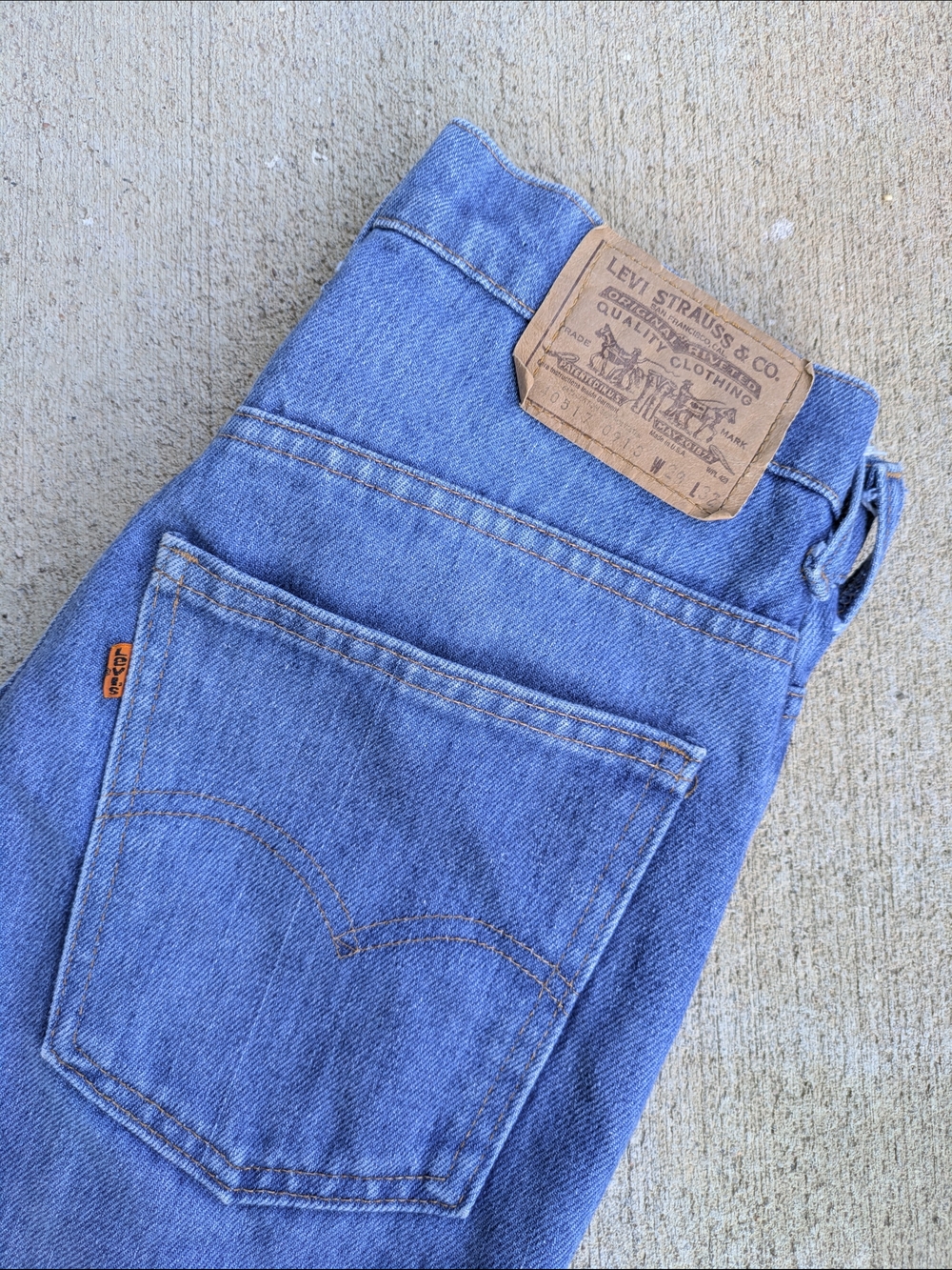 Vintage Orange Tab Levi's 517 Boot cut Jeans - Picture 2 of 8